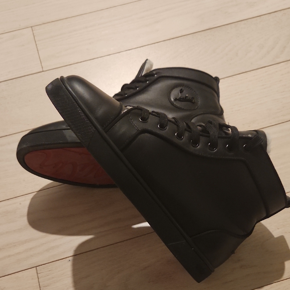 Christian Louboutin Mid Top Lined Sneakers